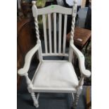 Painted carver chair