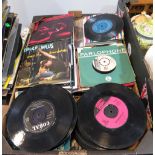 Collection of 45s records