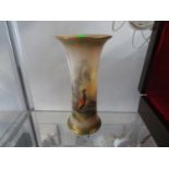 Royal Worcester hand painted and signed pheasant vase - perfect condition