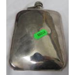 Pewter hip flask