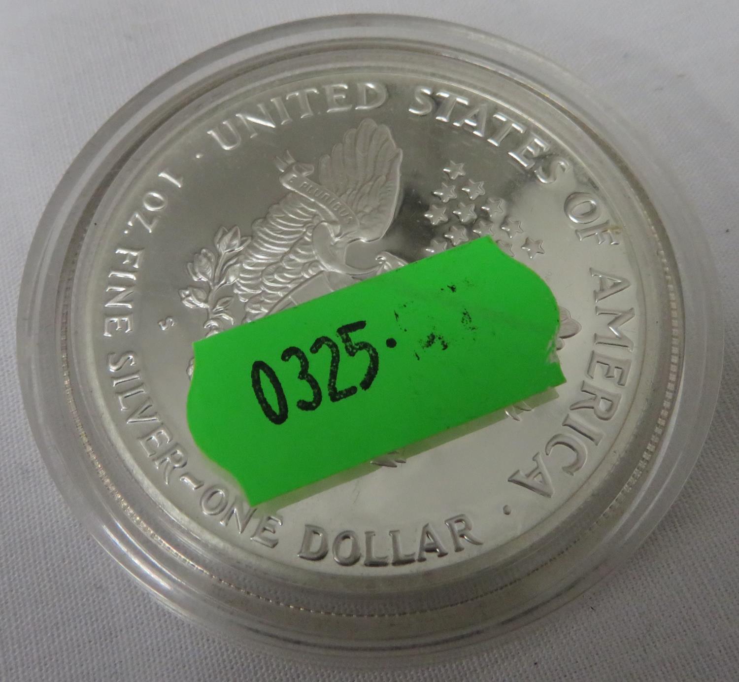 1oz silver dollar in blister - Image 3 of 3
