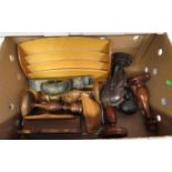 Box of misc. wooden ware