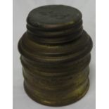 Premier lamp oil bottle numbered for Woodhorn Pit pit token