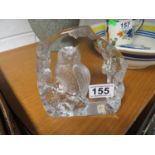 Royal Krona glass owl