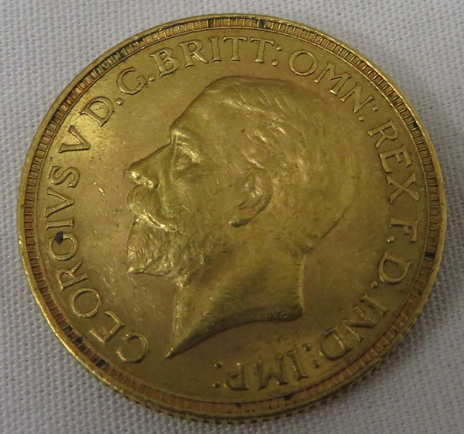 1929 full sovereign South African mint - Image 3 of 4
