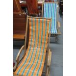 2x deck chairs