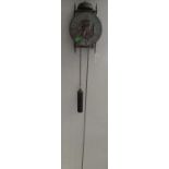 Iron wall clock - working but needs new pendulum