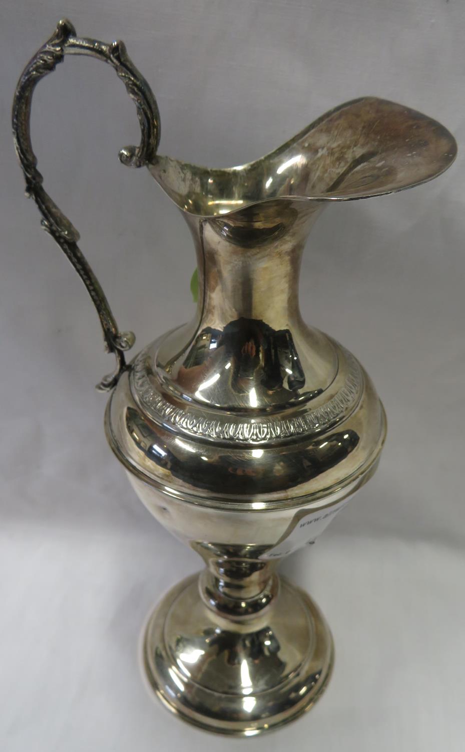 8" hallmarked silver urn