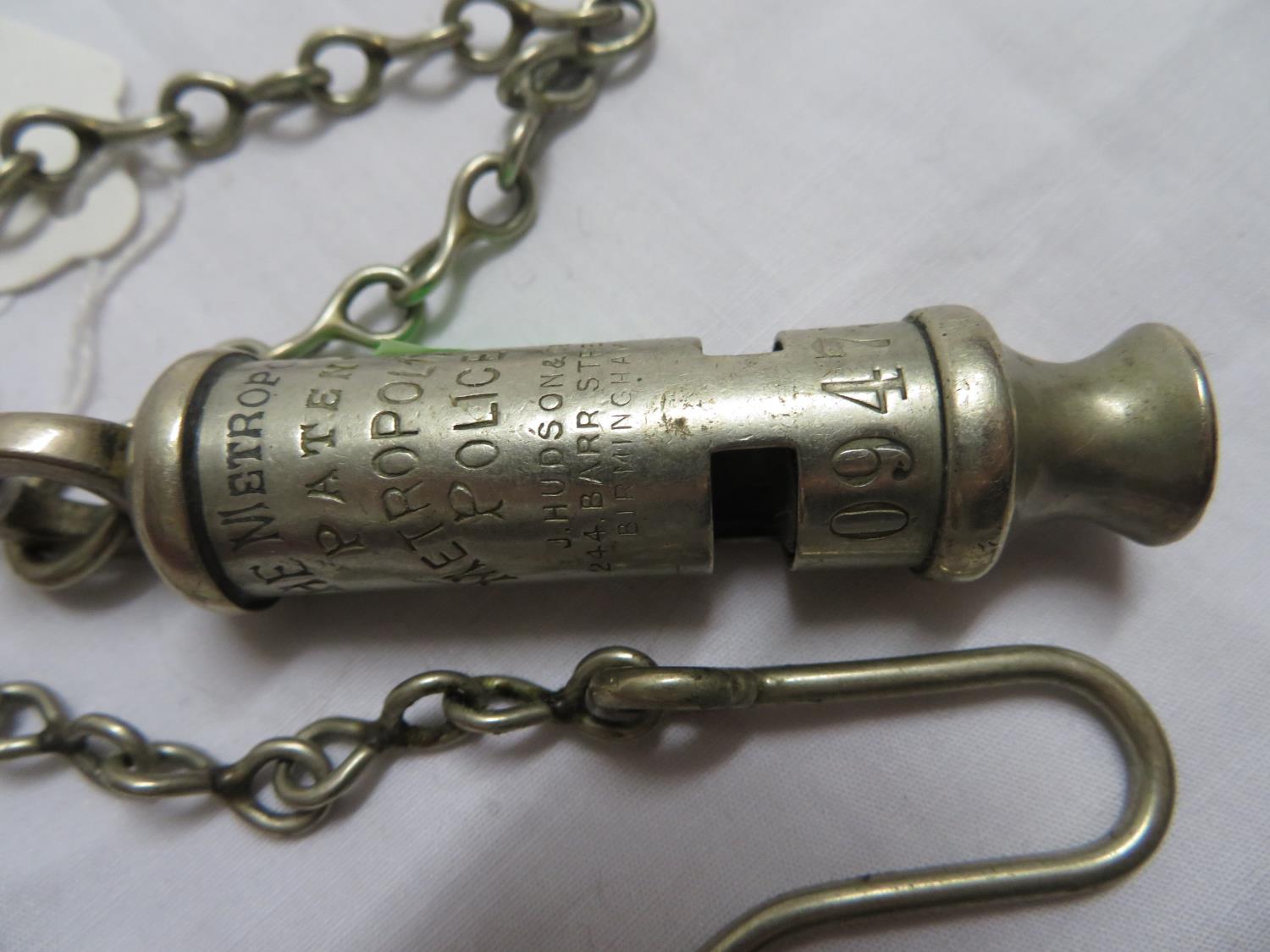 Metropolitan Police whistle - Image 2 of 3