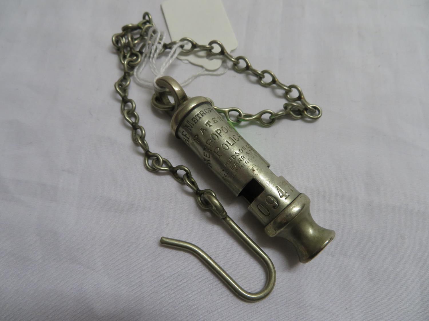 Metropolitan Police whistle