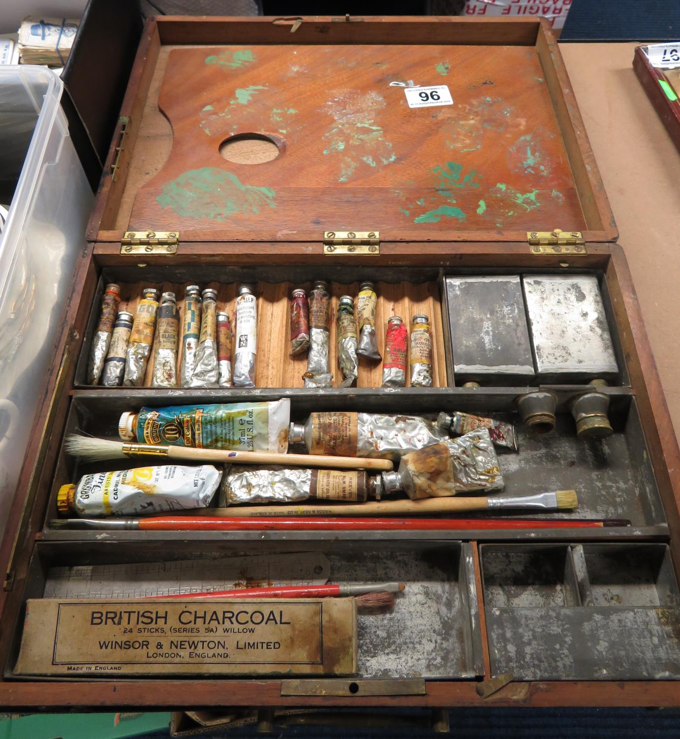 Artists box with palette