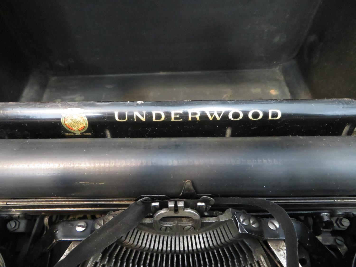 Underwood typewriter - Image 3 of 4