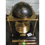 Imhof Swiss Ltd. Royal Geographical Society Terrestrial World Globe Clock from 1979