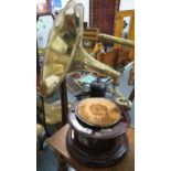 Gramophone with brass funnell