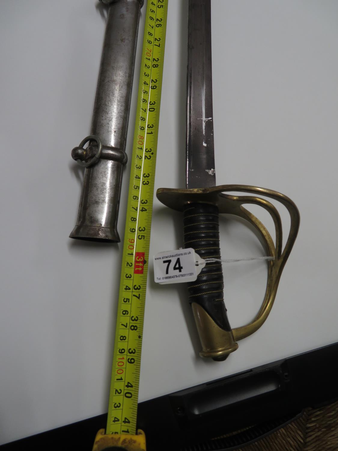 Original Officer's sword in scabbard - Image 3 of 4