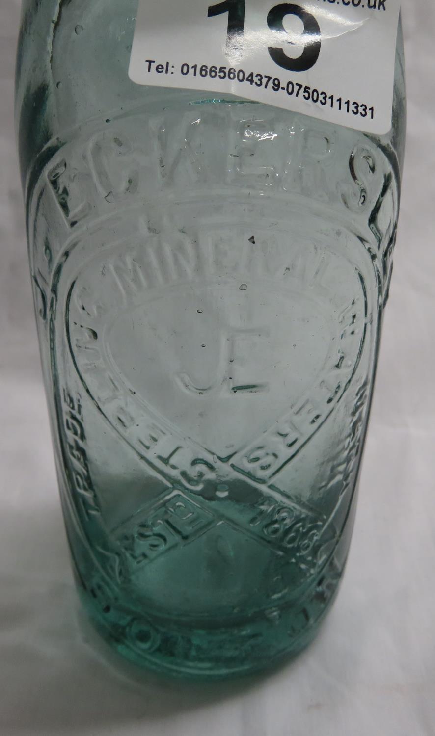 Eckersley Bolton blue lipped codd bottle - no repairs - Image 2 of 3