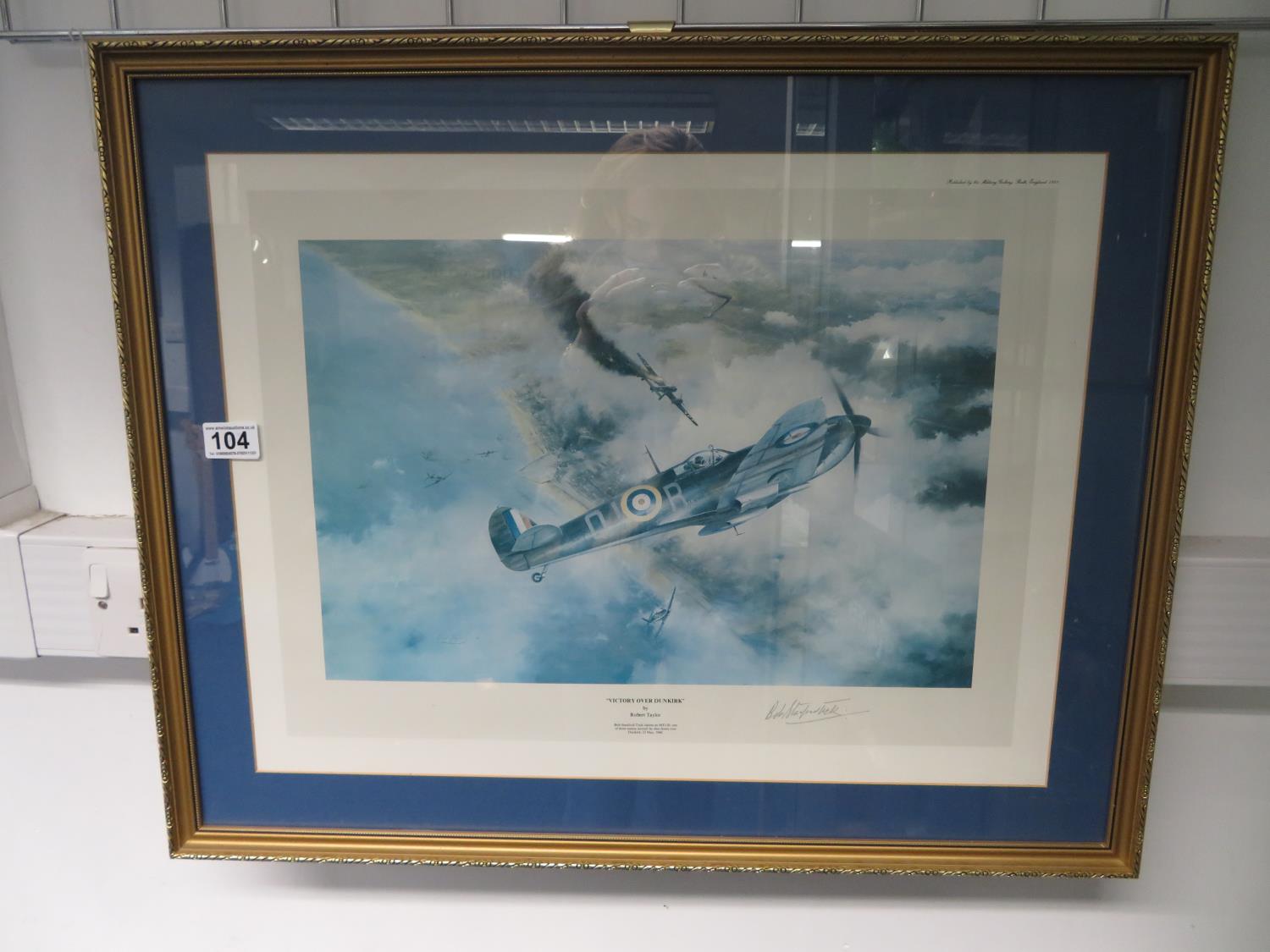 Signed Robert Taylor print