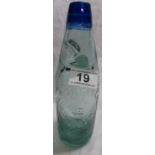 Eckersley Bolton blue lipped codd bottle - no repairs
