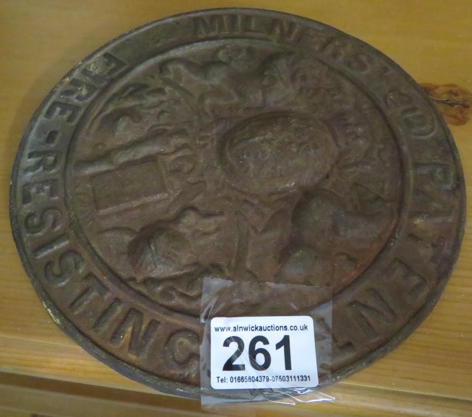 Metal plaque - Image 2 of 2