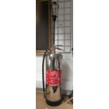 Fire extinguisher lamp