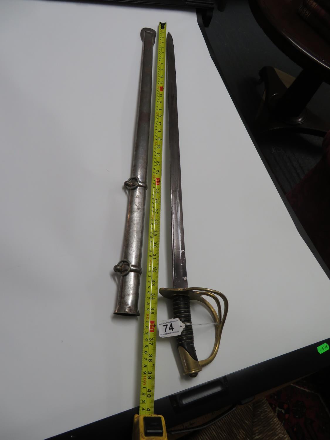 Original Officer's sword in scabbard - Image 2 of 4