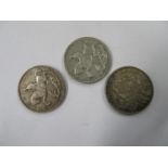 3x pre 1947 silver crowns