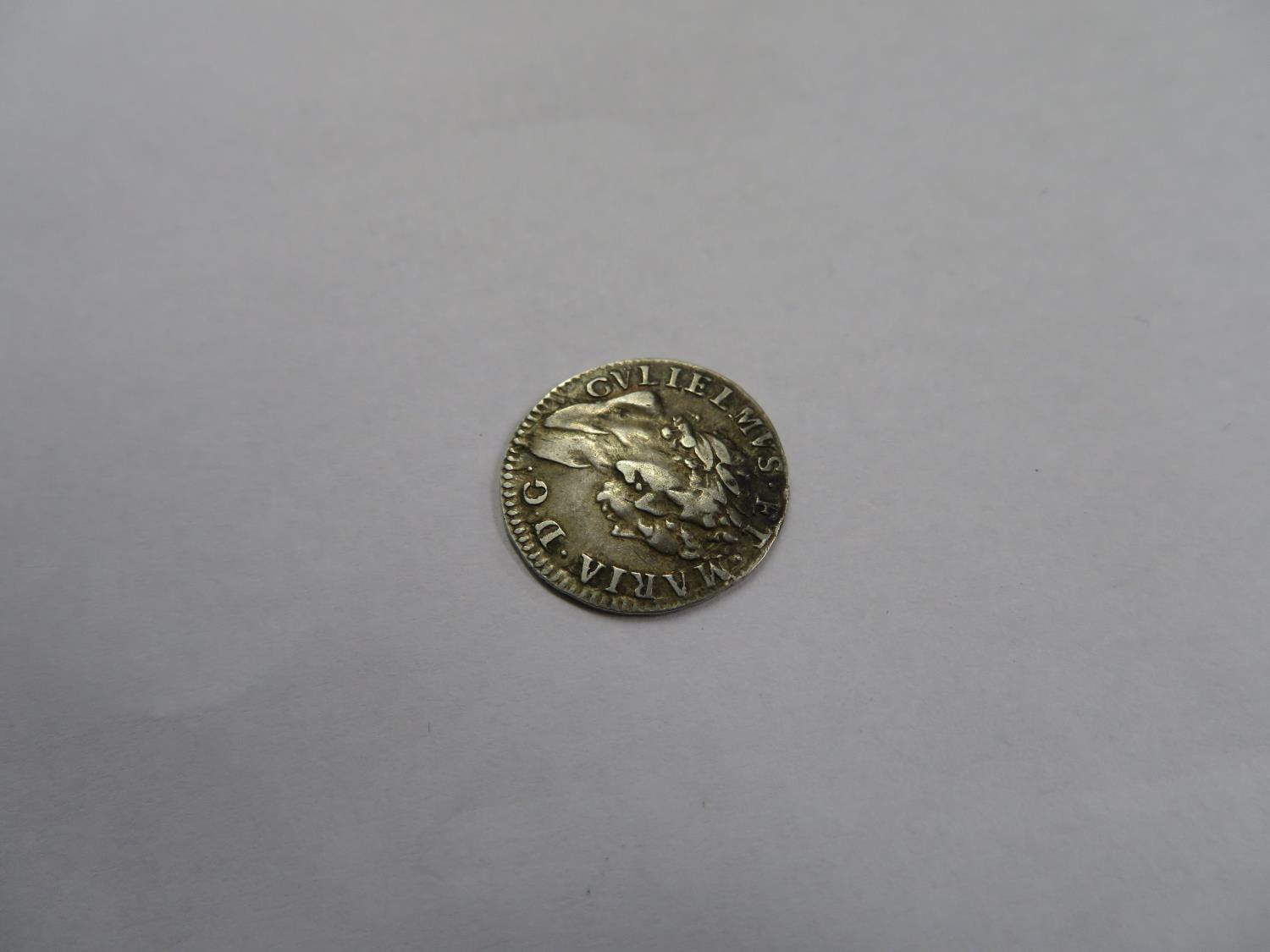 1689 threepence coin - good condition