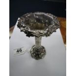 John Dixon and Sons silver hallmarked spill vase