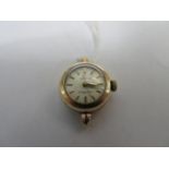 9ct Ladies Omega Ladymatic watch - fully working