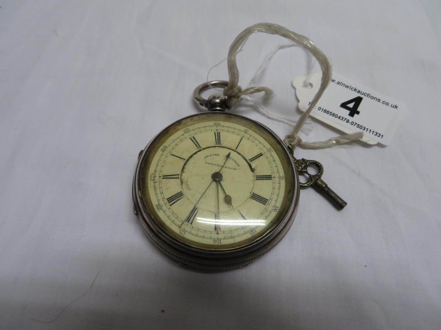 Silver hallmarked pocket watch (oversized)