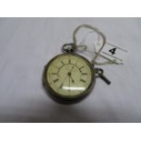Silver hallmarked pocket watch (oversized)