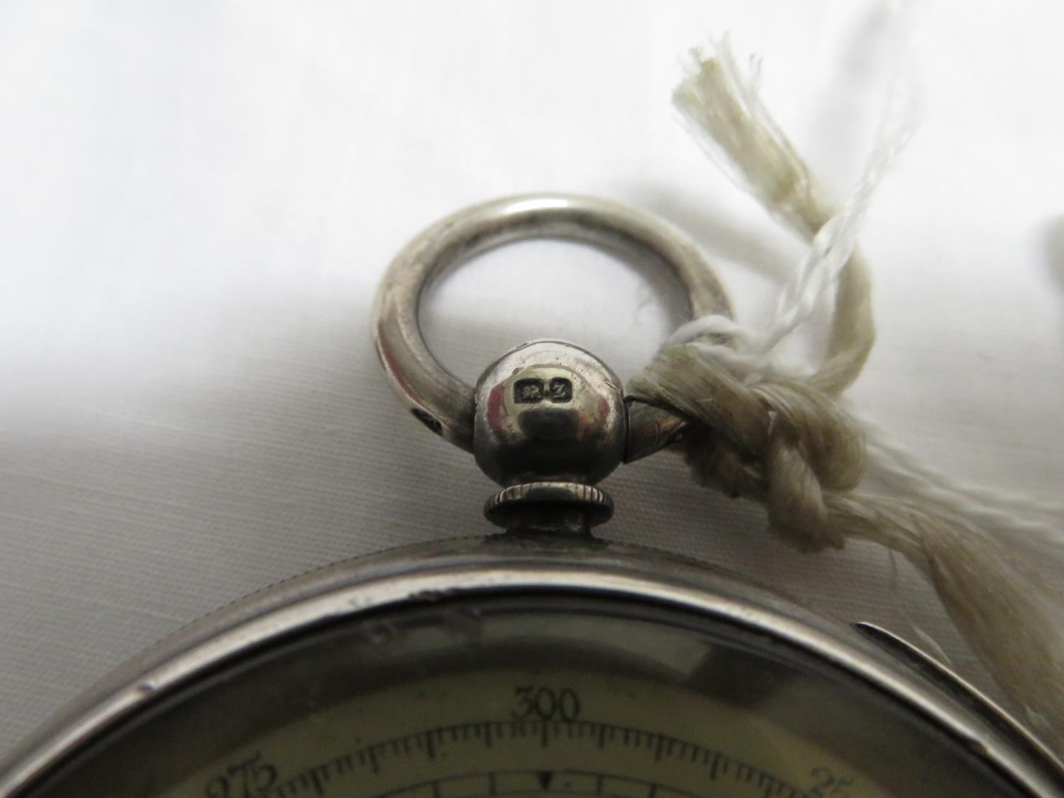 Silver hallmarked pocket watch (oversized) - Bild 5 aus 9