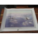 Signed print of Spitfire by Ivan Berryman