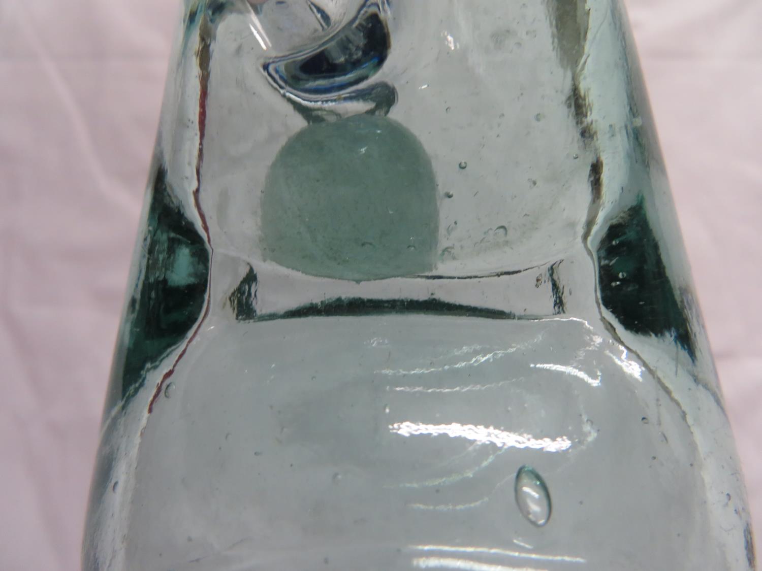 Blue lipped Codd bottle - Eckers, Bolton - Bild 3 aus 4