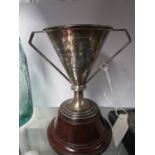 The Wooler Golf Club hallmarked silver cup - 137grams