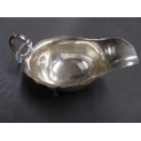 Large silver gravy boat - Birmingham