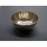 Silver Lindisfarne design bowl
