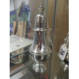 Large silver sugar sifter