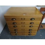 Map or plan chest - 6x drawers - immaculate condition