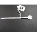 830 silver letter opener