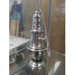 Large silver sugar sifter