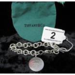 Return to Tiffany bracelet and pouch