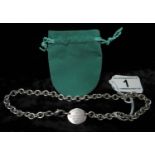 Return to Tiffany necklace and pouch