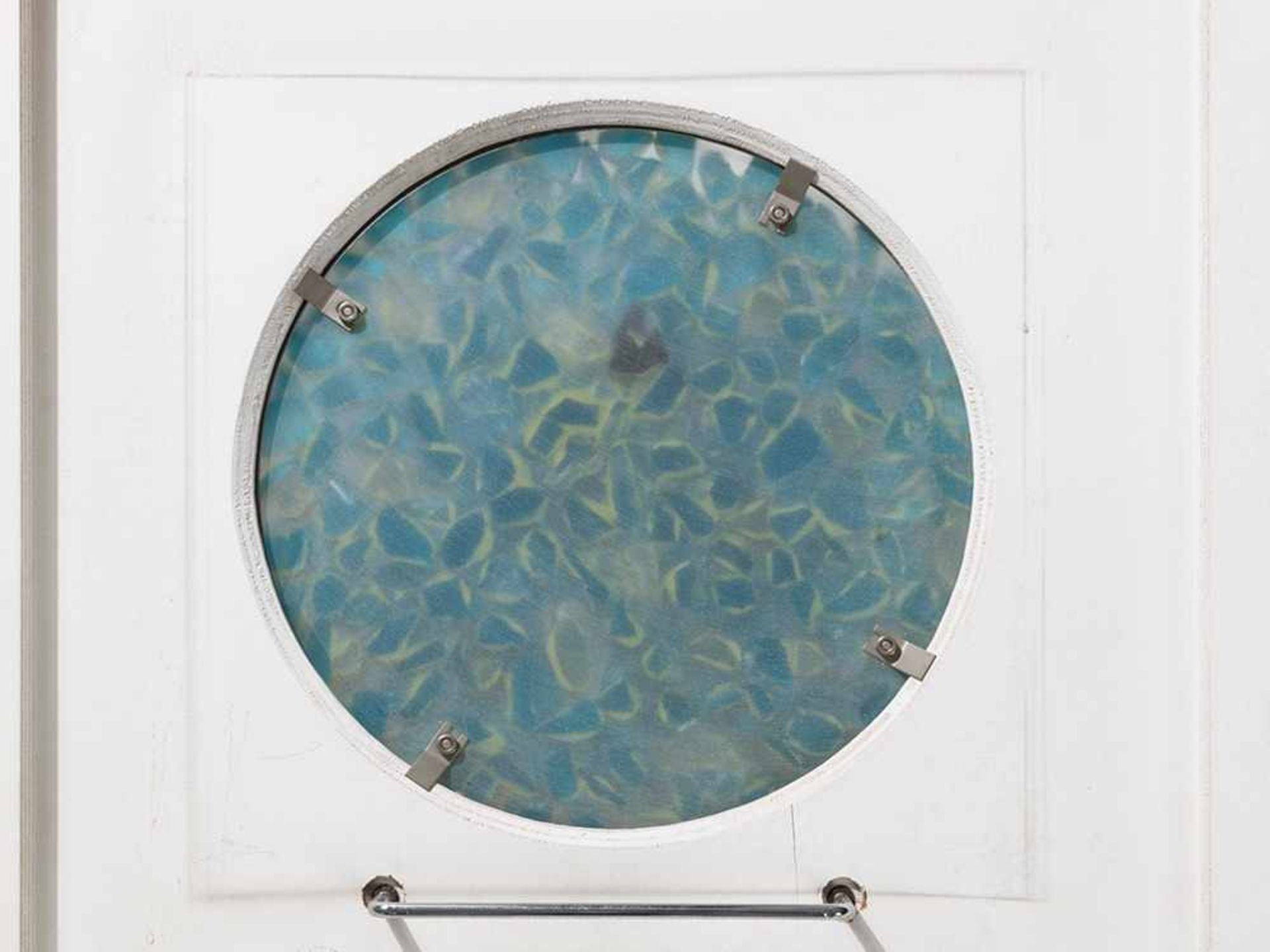 Angelo Brotto, Sconce "Oceano Blu", Esperia, 1973 Glass, colored in various shades of blue, - Bild 8 aus 9