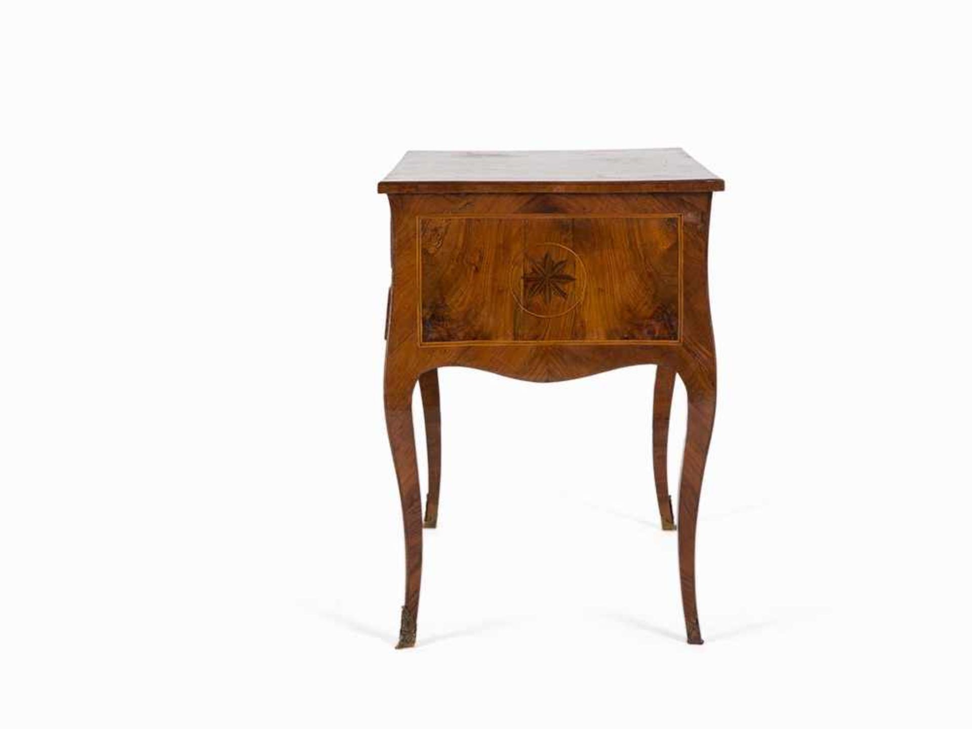 Ladies Desk, Bois de Violet and Walnut Veneer, Naples, 18th C. Bois de Violet und Nussbaum, furniert - Bild 9 aus 12