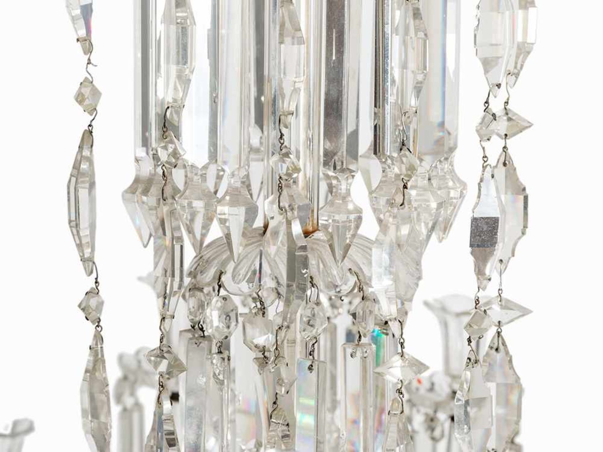 Magnificent Baccarat Chandelier, France, 19th C. Baccarat crystal France, 19th century 30 electric - Image 9 of 10