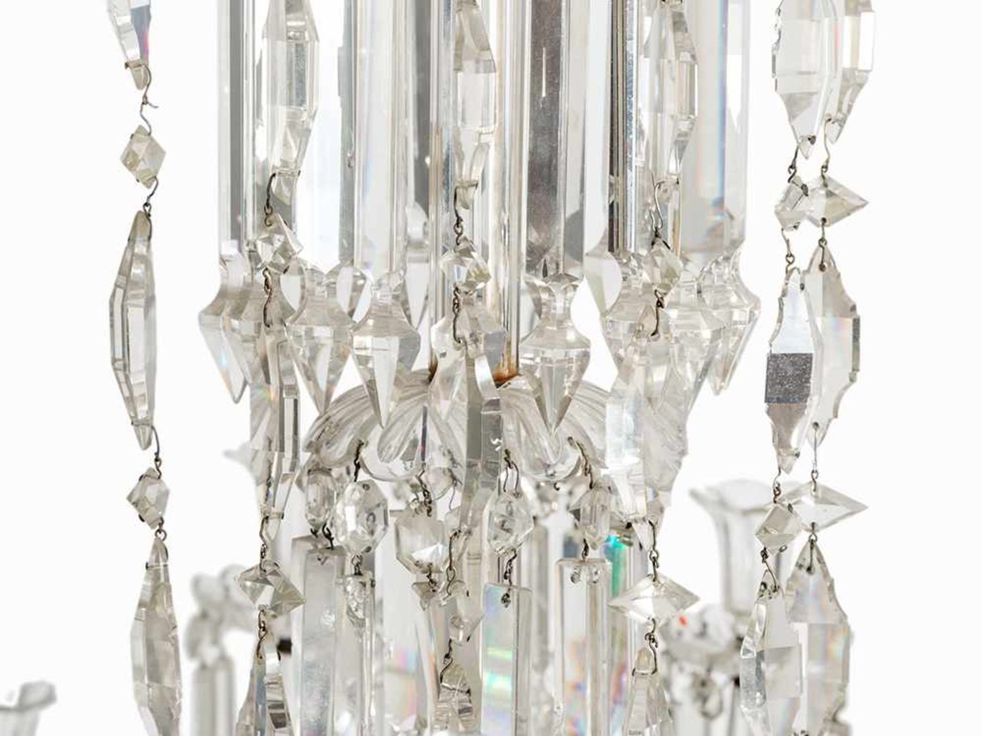 Magnificent Baccarat Chandelier, France, 19th C. Baccarat crystal France, 19th century 30 electric - Bild 9 aus 10