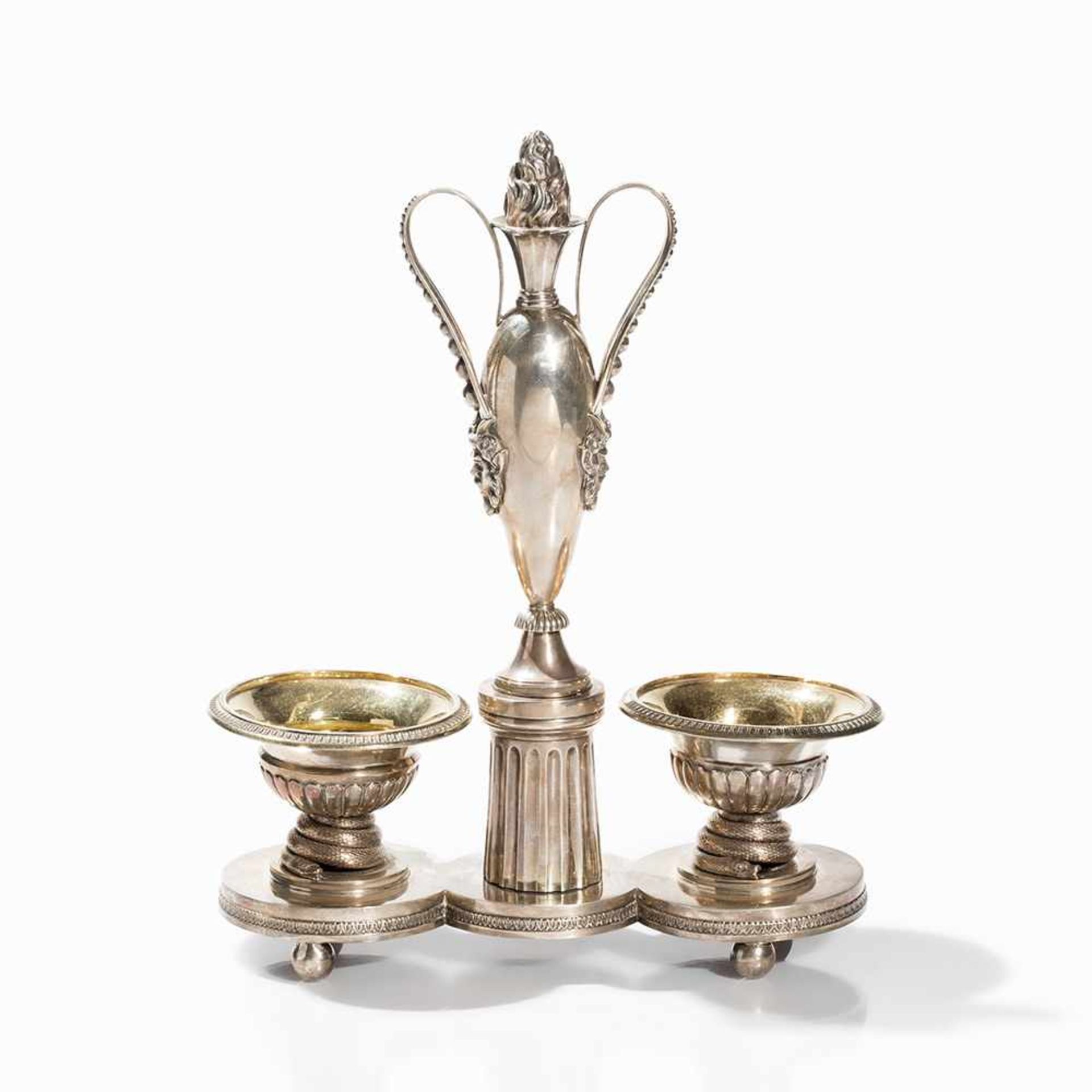 Real Fábrica de Platería Martínez, Silver Salt Cellar, c. 1828 Silver, cast and chiseled, with - Bild 4 aus 12