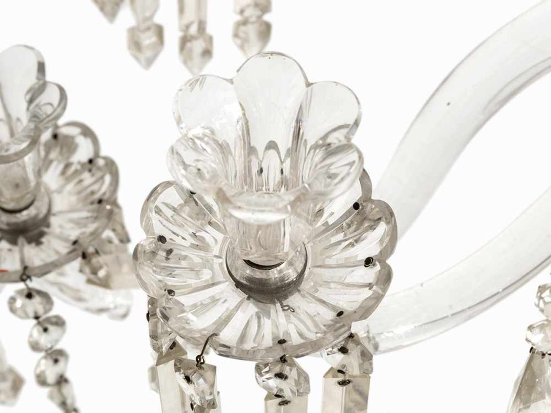 Magnificent Baccarat Chandelier, France, 19th C. Baccarat crystal France, 19th century 30 electric - Image 7 of 10