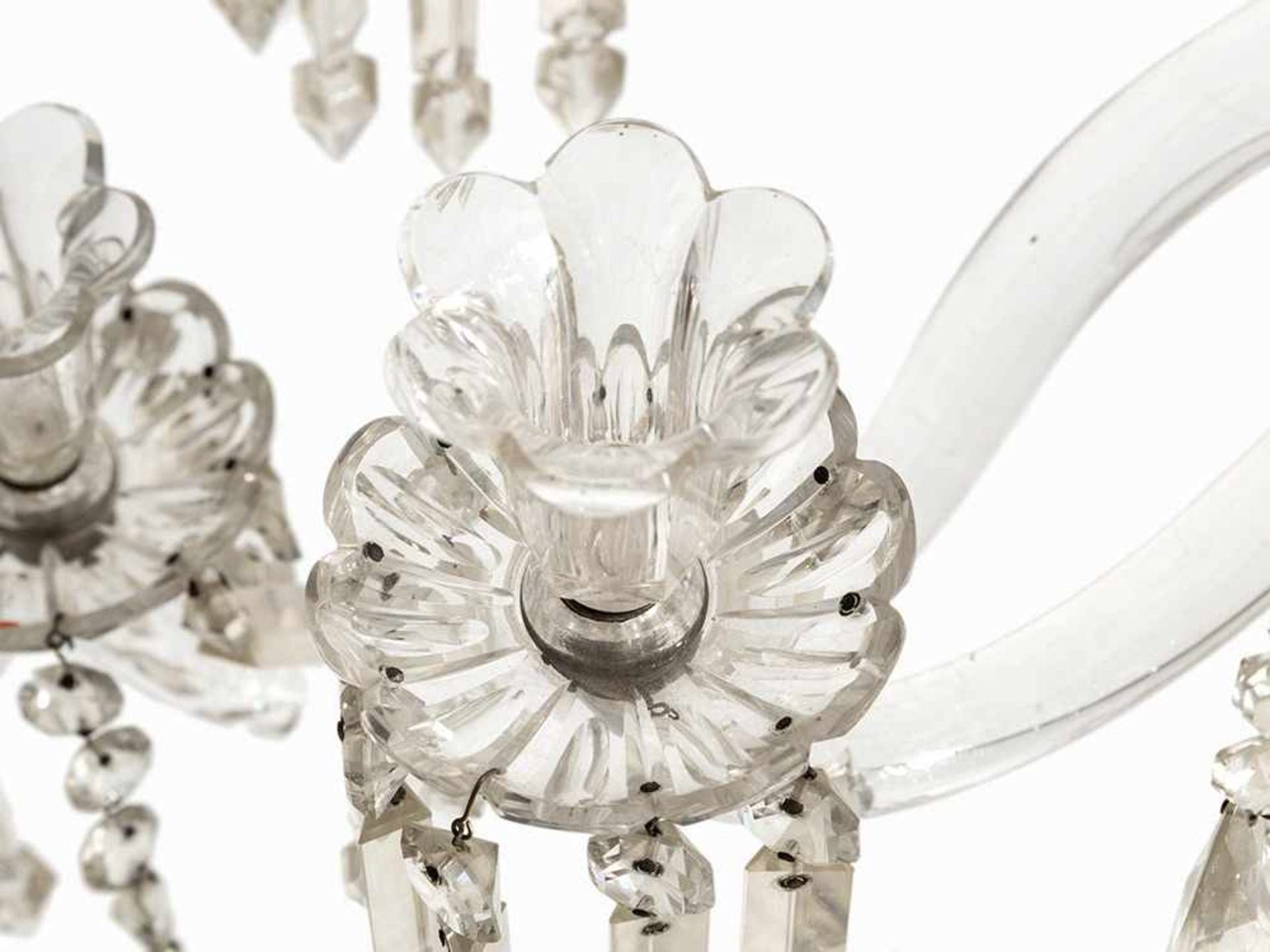 Magnificent Baccarat Chandelier, France, 19th C. Baccarat crystal France, 19th century 30 electric - Bild 7 aus 10